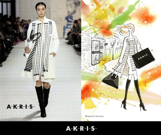 『AKRIS』、イベントインビテーション・ポスター