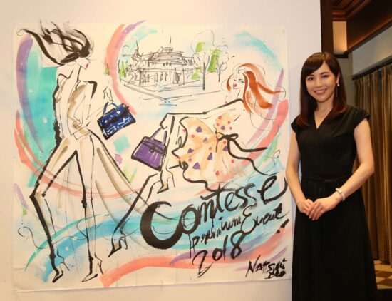 『COMTESSE』、ライブペイント、赤坂クラシックハウス